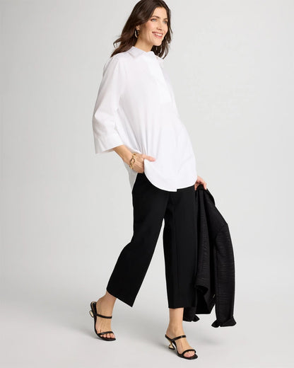 Chico's Juliet Lightweight Straight Crop Pants