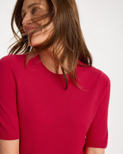 Chico's Ella Short-Sleeve Sweater