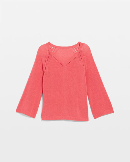 Chico's Cotton-Blend Pullover Sweater
