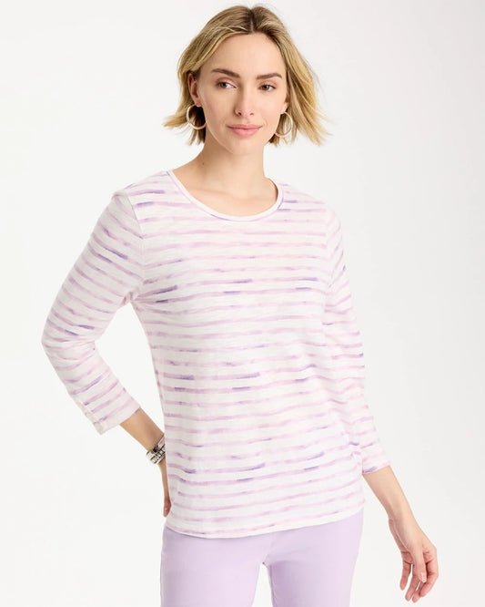 Chico's Palermo Cotton Slub Tee