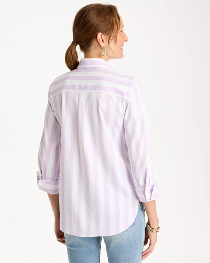 Chico's No Iron™ Stretch Striped Shirt