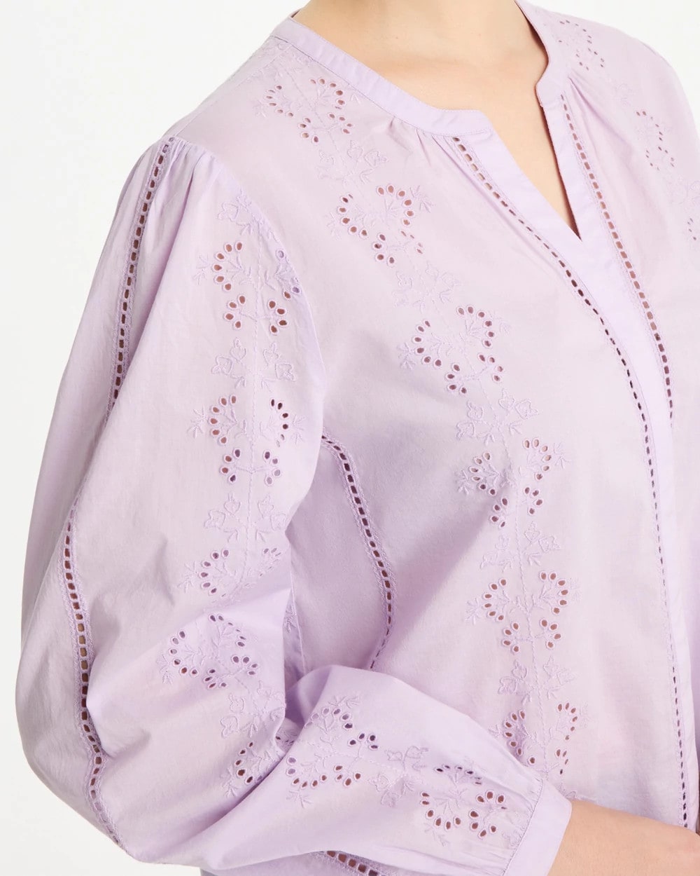 Chico's Embroidered Top