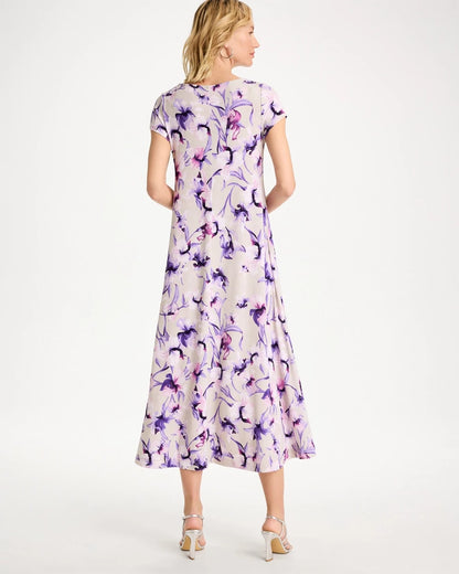 Chico's Travelers™ Amethyst Iris Maxi Dress
