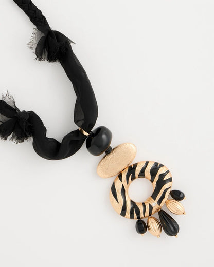 Chico's Tiger Pendant Necklace