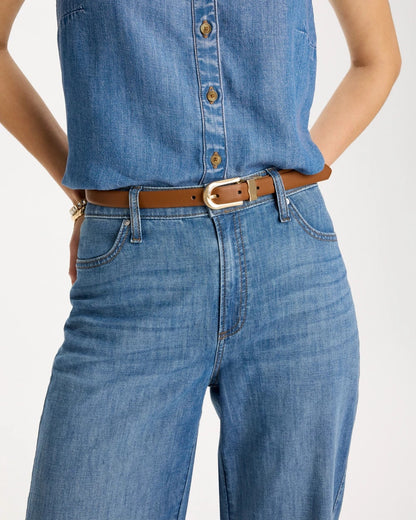 Chico's Skinny Reversible Trouser Belt