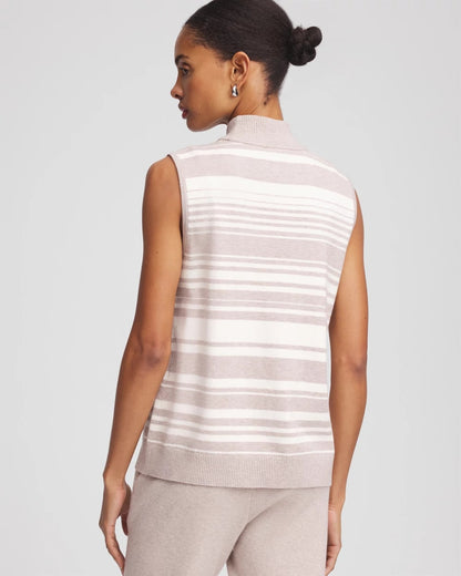 Chico's Zenergy® Luxe Cashmere-Blend Cap-sleeve Top