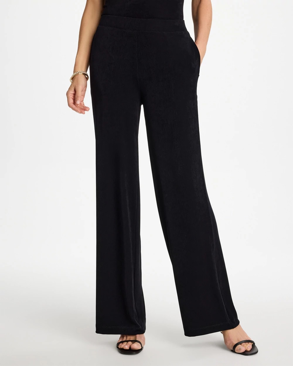 Chico's Petite Travelers™ Wide-Leg Pocket Pants