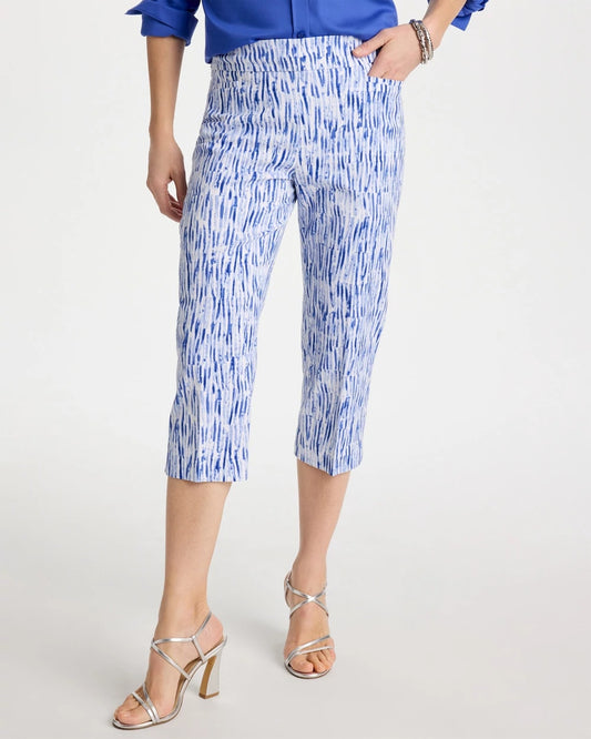 Chico's Brigitte™ Slim Infinite Lines Capri Pants