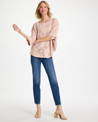 Chico's Girlfriend Slim Frayed Ankle Jeans