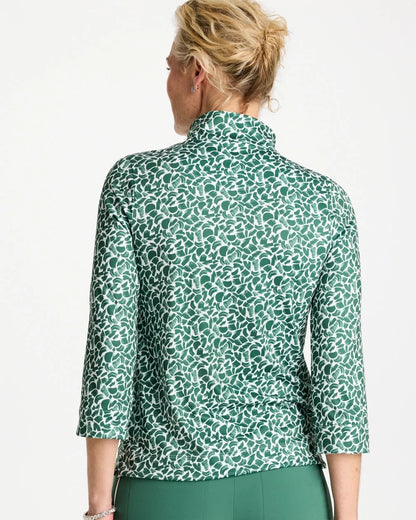 Chico's Zenergy® UPF Paint Snap Mockneck