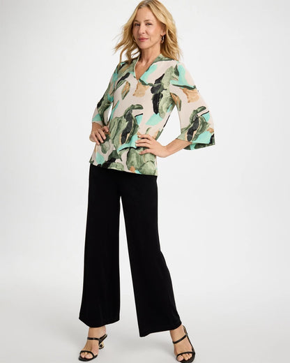 Chico's Travelers™ Bloom V-Neck Kimono Top