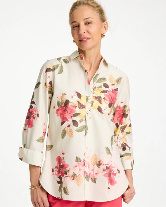 Chico's No Iron™ Printed Stretch Shirt