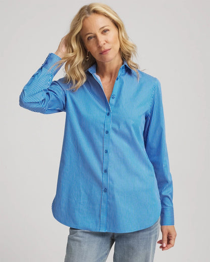Chico's No Iron™ Classic Striped Shirt