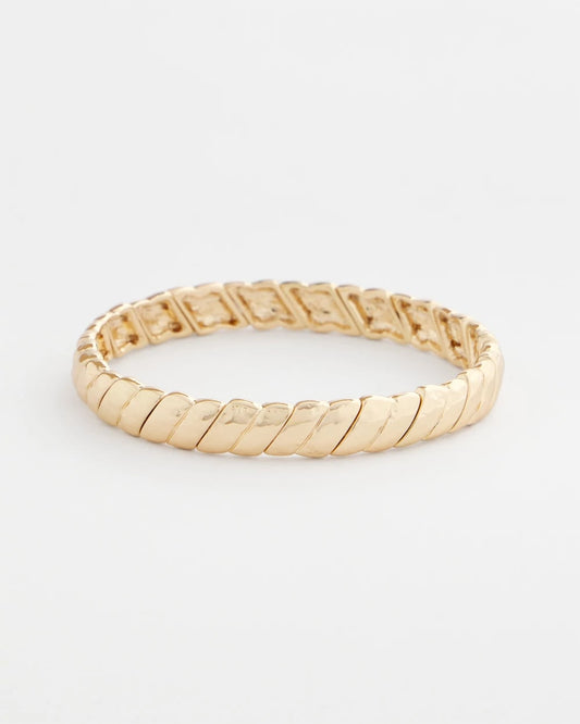 Chico's Thin Twist Stretch Bracelet