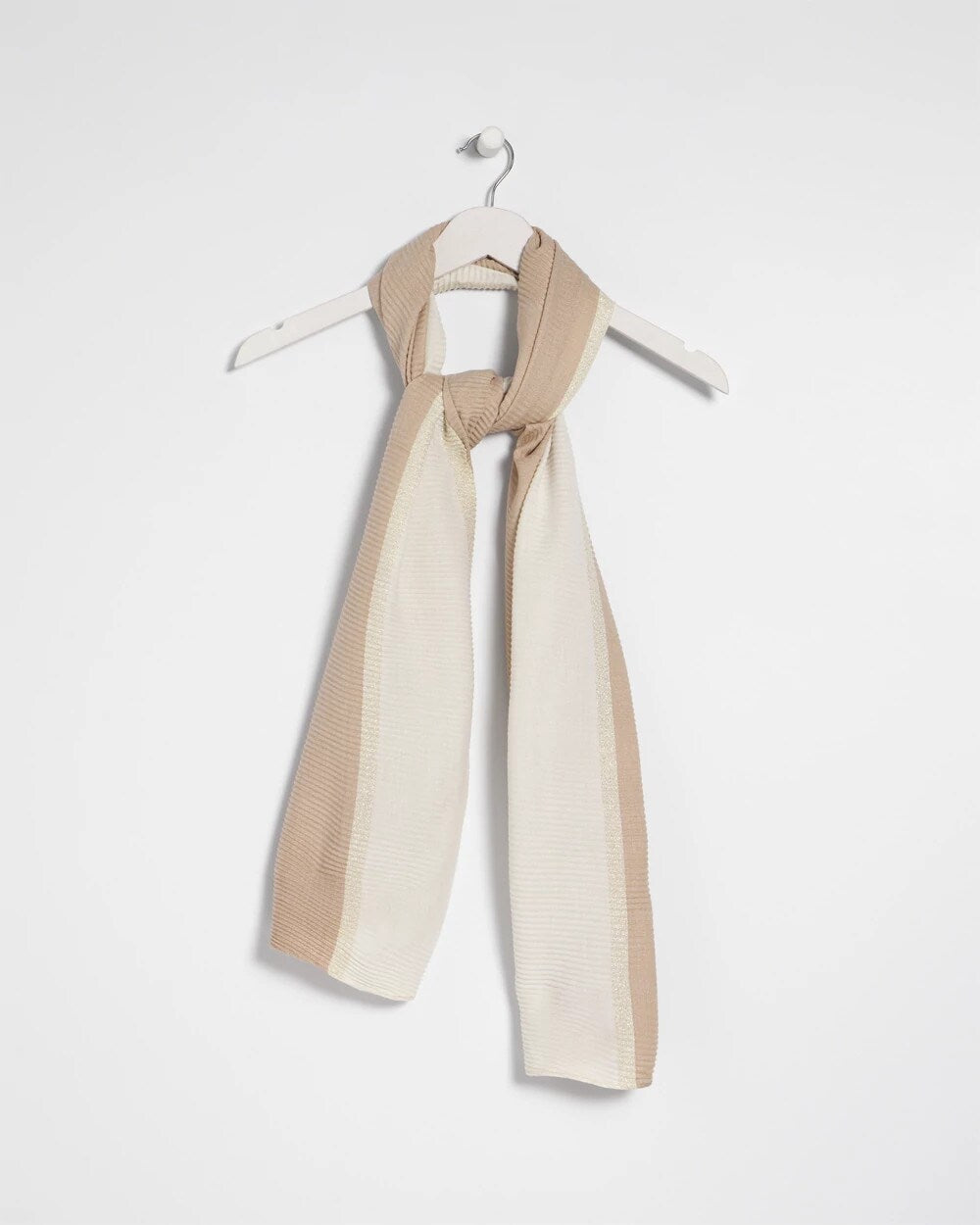 Chico's Ombre Pleated Oblong Scarf