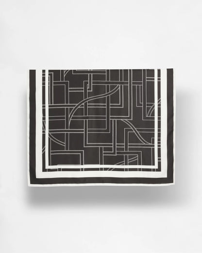 Chico's Graphic Stitch Square Scarf