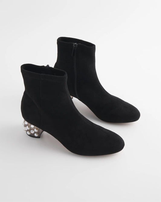 Chico's Danika Embellished Vegan Suede Boots