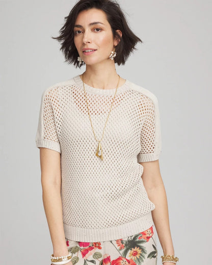 Chico's Dolman Sleeved Sweater Tee