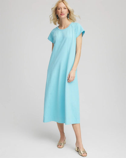 Chico's Short-Sleeved Maxi Dress