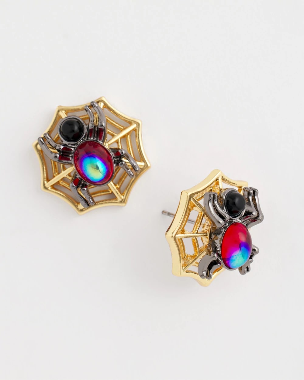Chico's Spider Web Glitz Earrings