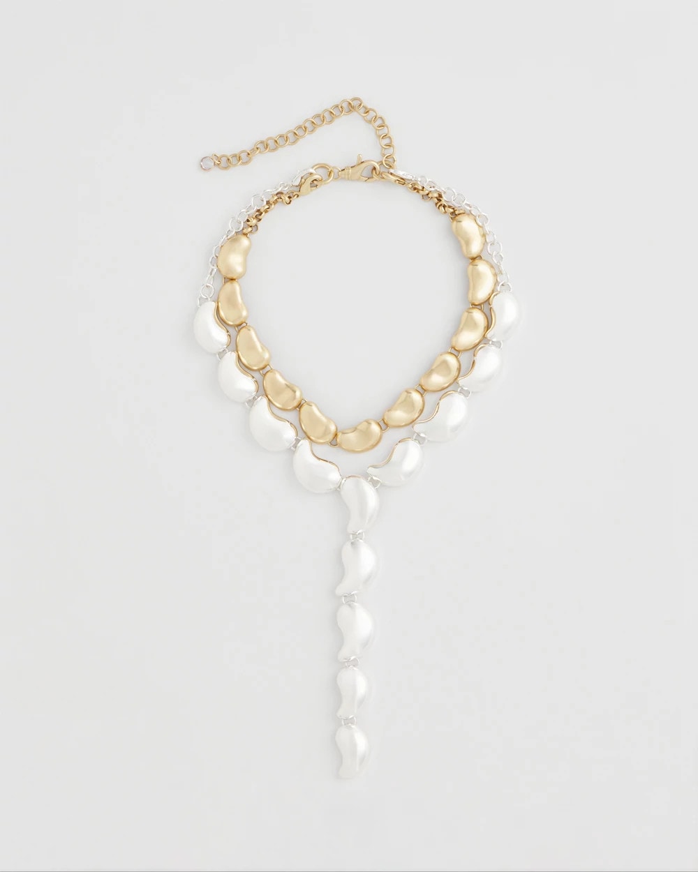 Chico's Convertible Mixed-Metals Y-Necklace