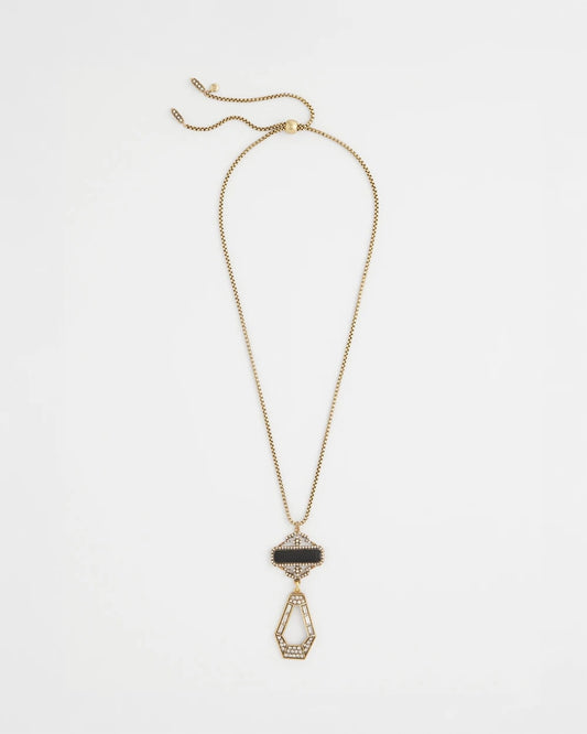 Chico's Adjustable Amulet Pendant Necklace