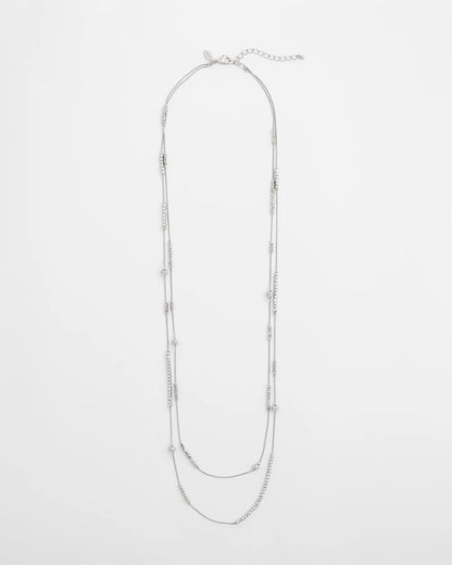 Chico's Hexie Multi-Strand Necklace